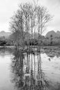 Mountain with river at Suoi Yen, Chua huong