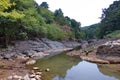 The mountain river Vilash and its beautiful beaches