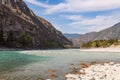 Mountain rivers Argut and Katun, Altai, Russia