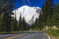 Mountain and road