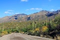 Mountain Road in Bear Canyon in Tucson, AZ