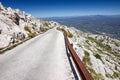 Mountain road, Croatia, Dalmatia, Biokovo mountains panoramic la Royalty Free Stock Photo