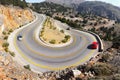 Mountain Road Dangerous Hairpins Bends Royalty Free Stock Photo