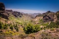 Mountain road in Gran Canaria Royalty Free Stock Photo