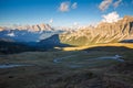 Mountain road in Italy Alps, Passo Giau Royalty Free Stock Photo