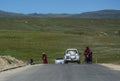 Mountain road in Kham Tibetan