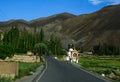 Mountain road of Ladakh, Northern India Royalty Free Stock Photo