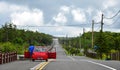 Mountain road in Le Morne, Mauritius