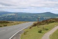 Mountain road over blanavon mountain in south wales valleys Royalty Free Stock Photo