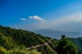 Mountain road in Pakistan Royalty Free Stock Photo