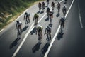 Mountain Road Peloton. Generative AI