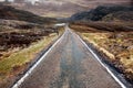 Mountain road, Scottish Highlands Royalty Free Stock Photo