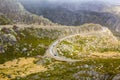 Mountain road, Serra Estrela, Portugal Royalty Free Stock Photo