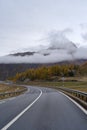 Mountain road at the Simplon pass in Switzerland Royalty Free Stock Photo