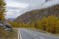 Mountain road at the Simplon pass in Switzerland Royalty Free Stock Photo