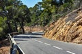 Mountain road. Spain Royalty Free Stock Photo