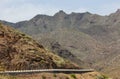 Mountain road on Tenerife (Canary Islands)