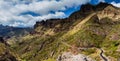 Mountain road to Masca village on Tenerife, Canary Islands, Spain Royalty Free Stock Photo