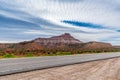 Mountain on Road to Zion National Park, Utah. Royalty Free Stock Photo