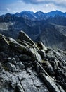 Mountain rock crest Royalty Free Stock Photo