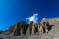 Mountain Rocks - Dhankar Village, Spiti Valley, Himachali Royalty Free Stock Photo