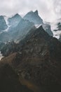 Mountain rocks landscape moody nature epic view travel destinations