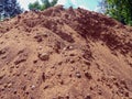 A mountain of sand and stones Royalty Free Stock Photo