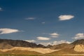 Mountain Scape in the Mojave Desert Royalty Free Stock Photo