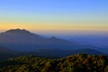 Mountain scene in north of Thailand