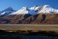 Mountain Scenery of New Zealand South Island Royalty Free Stock Photo