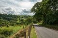 Mountain scenery in the Elan valley of Wales. Royalty Free Stock Photo