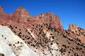 Mountain scenery between Herat and Qala-e-Naw, Herat Province in Afghanistan