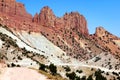 Mountain scenery between Herat and Qala-e-Naw, Herat Province in Afghanistan