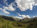 Mountain scenery italian national park landscape