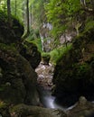 Mountain scenery with stream Royalty Free Stock Photo