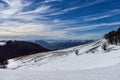 Mountain scenery in Vigla, Florina's ski center, Greece