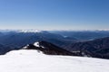 Mountain scenery in Vigla, Florina's ski center, Greece