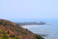 Mountain and Sea - Natural Landscape in Konkan Region in India