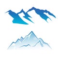 Mountain set logo