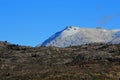 Mountain shaped by the erosion of a glacier, along Carretera Austral, Chile