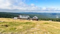 Mountain shelter at Hala Szrenicka in Giant Mountains in Poland