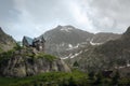 Mountain shelter Migliorero, in Stura Valley, Piedmont Italy