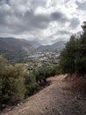 Mountain side town, Mesa Mouliana, NE Crete