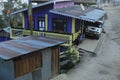 Mountain side village view at Sittong, Darjeeling.