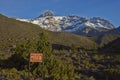 Mountain Sierra Velluda in Laguna de Laja National Park, Chile