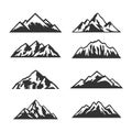 Mountain Silhouette Clip art vector Royalty Free Stock Photo
