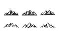 Mountain Silhouette Hill Clip art Royalty Free Stock Photo