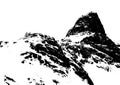 Mountain silhouette Royalty Free Stock Photo