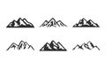 Mountain Silhouettes Hill Clip art Royalty Free Stock Photo