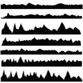 mountain silhouettes